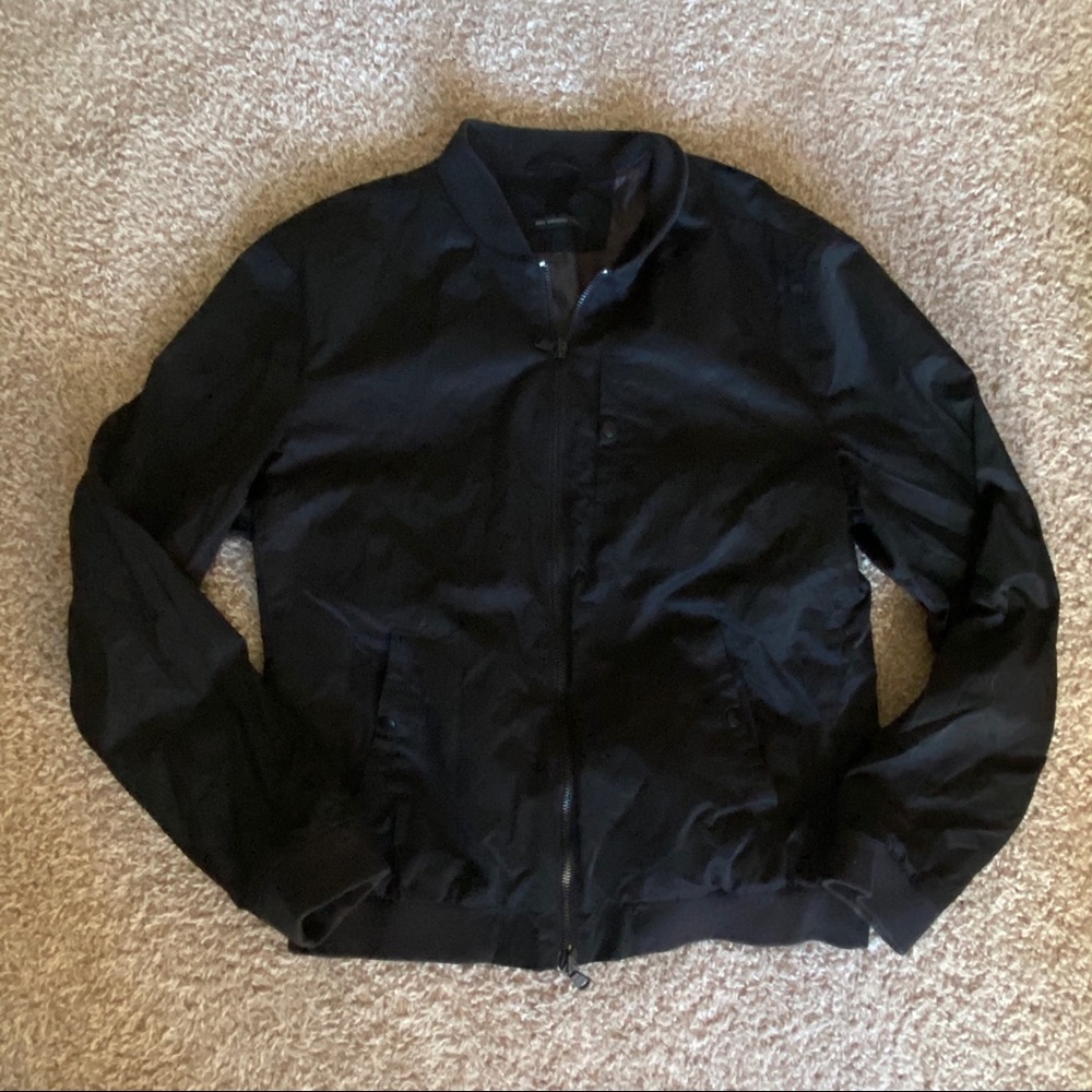 John Varvatos bomber jacket black